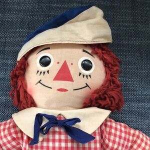 Knickerbocker Raggedy Andy 16” Vintage Cloth Doll